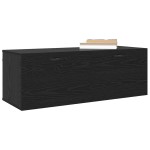 vidaXL Dulap montat pe perete Stejar Negru 100 x 36,5 x 35 cm