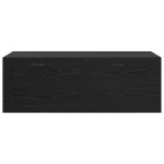vidaXL Dulap montat pe perete Stejar Negru 100 x 36,5 x 35 cm