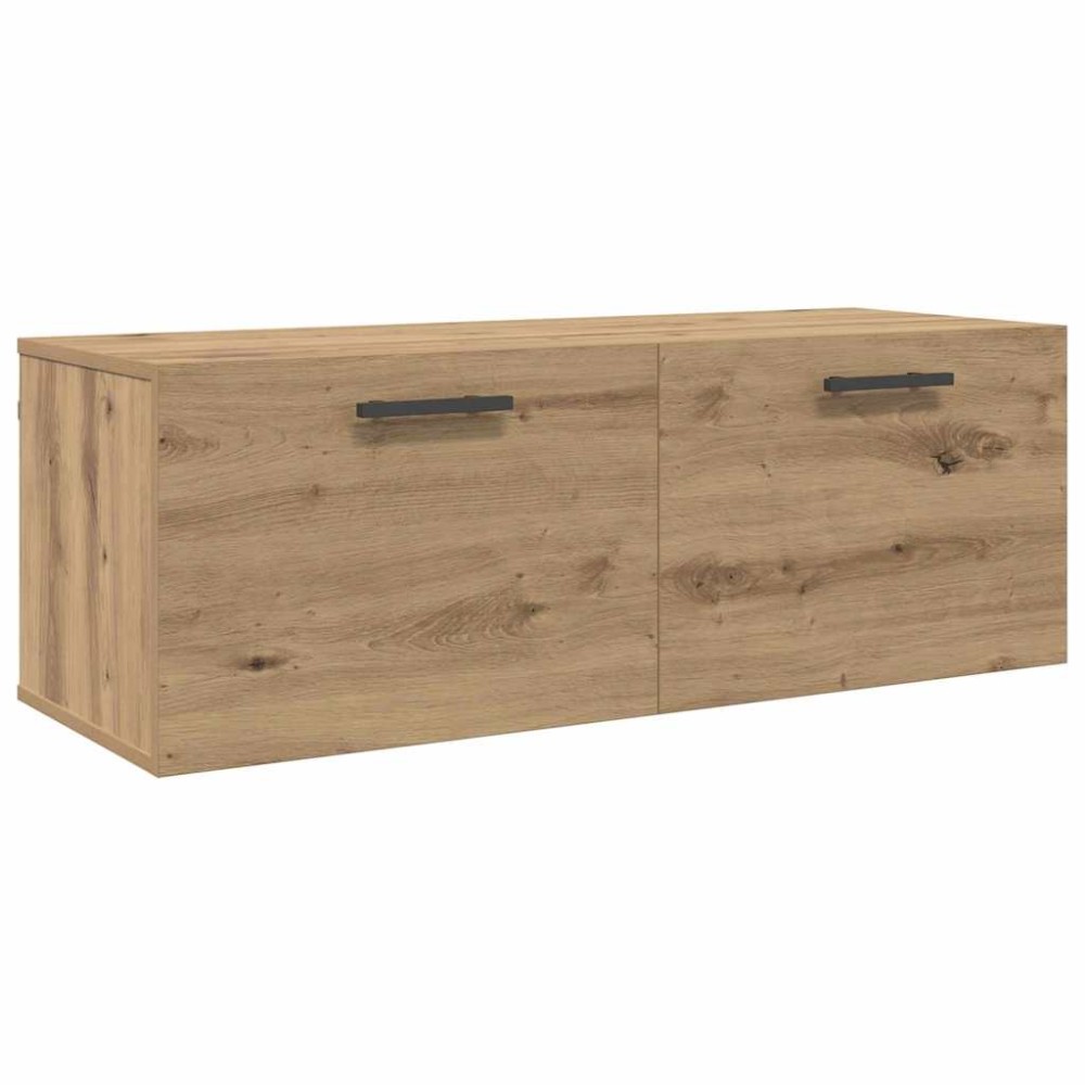 vidaXL Dulap de perete Pe perete stejar artizanal 100 x 36.5 x 35 cm