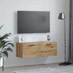vidaXL Dulap de perete Pe perete stejar artizanal 100 x 36.5 x 35 cm vidaXL Dulap de perete Pe perete stejar artizanal 100 x 36.5 x 35 cm