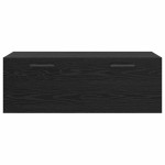vidaXL Dulap de perete Stejar negru 100 x 36.5 x 35 cm Lemn compozit