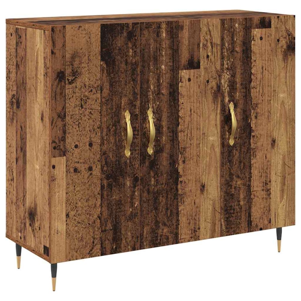 vidaXL Bufet cu depozitare cu ușă Maro 90 x 34 x 80 cm Lemn compozit