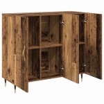 vidaXL Bufet cu depozitare cu ușă Maro 90 x 34 x 80 cm Lemn compozit vidaXL Bufet cu depozitare cu ușă Maro 90 x 34 x 80 cm Lemn compozit