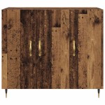 vidaXL Bufet cu depozitare cu ușă Maro 90 x 34 x 80 cm Lemn compozit vidaXL Bufet cu depozitare cu ușă Maro 90 x 34 x 80 cm Lemn compozit