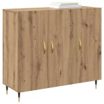 vidaXL Bufet cu depozitare cu ușă Maro 90 x 34 x 80 cm Lemn compozit vidaXL Bufet cu depozitare cu ușă Maro 90 x 34 x 80 cm Lemn compozit