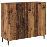 vidaXL Bufet cu depozitare cu ușă Maro 90 x 34 x 80 cm Lemn compozit vidaXL Bufet cu depozitare cu ușă Maro 90 x 34 x 80 cm Lemn compozit