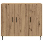 vidaXL Bufet cu depozitare cu ușă Maro 90 x 34 x 80 cm Lemn compozit vidaXL Bufet cu depozitare cu ușă Maro 90 x 34 x 80 cm Lemn compozit