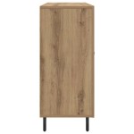 vidaXL Bufet cu depozitare cu ușă Maro 90 x 34 x 80 cm Lemn compozit vidaXL Bufet cu depozitare cu ușă Maro 90 x 34 x 80 cm Lemn compozit