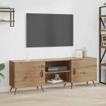 vidaXL Cabinet TV stejar artizanal 150 x 30 x 50 cm Lemn compozit vidaXL Cabinet TV stejar artizanal 150 x 30 x 50 cm Lemn compozit