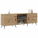 vidaXL Cabinet TV stejar artizanal 150 x 30 x 50 cm Lemn compozit vidaXL Cabinet TV stejar artizanal 150 x 30 x 50 cm Lemn compozit