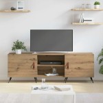 vidaXL Cabinet TV stejar artizanal 150 x 30 x 50 cm Lemn compozit vidaXL Cabinet TV stejar artizanal 150 x 30 x 50 cm Lemn compozit