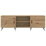 vidaXL Cabinet TV stejar artizanal 150 x 30 x 50 cm Lemn compozit vidaXL Cabinet TV stejar artizanal 150 x 30 x 50 cm Lemn compozit