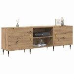 vidaXL Cabinet TV stejar artizanal 150 x 30 x 50 cm Lemn compozit vidaXL Cabinet TV stejar artizanal 150 x 30 x 50 cm Lemn compozit