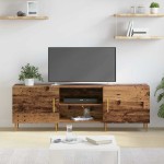 vidaXL Cabinet TV cu raft Lemn vechi 150 x 30 x 50 cm Lemn compozit