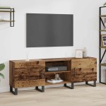 vidaXL Cabinet TV cu raft cu depozitare cu ușă 150 x 30 x 50 cm Lemn compozit vidaXL Cabinet TV cu raft cu depozitare cu ușă 150 x 30 x 50 cm Lemn compozit