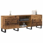 vidaXL Cabinet TV cu raft cu depozitare cu ușă 150 x 30 x 50 cm Lemn compozit vidaXL Cabinet TV cu raft cu depozitare cu ușă 150 x 30 x 50 cm Lemn compozit