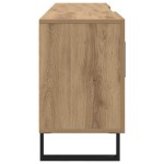 vidaXL Cabinet TV cu raft cu depozitare cu ușă 150 x 30 x 50 cm Lemn compozit vidaXL Cabinet TV cu raft cu depozitare cu ușă 150 x 30 x 50 cm Lemn compozit