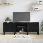 vidaXL Cabinet TV cu raft cu depozitare cu ușă 150 x 30 x 50 cm Lemn compozit