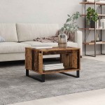 vidaXL Masă de cafea Lemn vechi 60 x 50 x 40 cm Lemn compozit