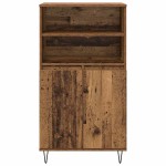 vidaXL Bufet cu raft cu depozitare cu ușă Maro 60 x 36 x 110 cm Lemn compozit vidaXL Bufet cu raft cu depozitare cu ușă Maro 60 x 36 x 110 cm Lemn compozit