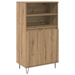 vidaXL Bufet cu raft cu depozitare cu ușă Maro 60 x 36 x 110 cm Lemn compozit vidaXL Bufet cu raft cu depozitare cu ușă Maro 60 x 36 x 110 cm Lemn compozit