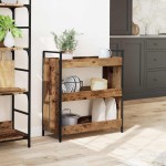 vidaXL Troler de Bucătărie Lemn vechi 70 x 30 x 82 cm Lemn compozit vidaXL Troler de Bucătărie Lemn vechi 70 x 30 x 82 cm Lemn compozit