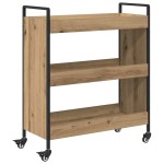vidaXL Troler de Bucătărie Manual stejar artizanal 70 x 30 x 82 cm vidaXL Troler de Bucătărie Manual stejar artizanal 70 x 30 x 82 cm
