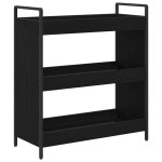 vidaXL Troler de Bucătărie Stejar negru 70 x 30 x 82 cm Lemn compozit vidaXL Troler de Bucătărie Stejar negru 70 x 30 x 82 cm Lemn compozit