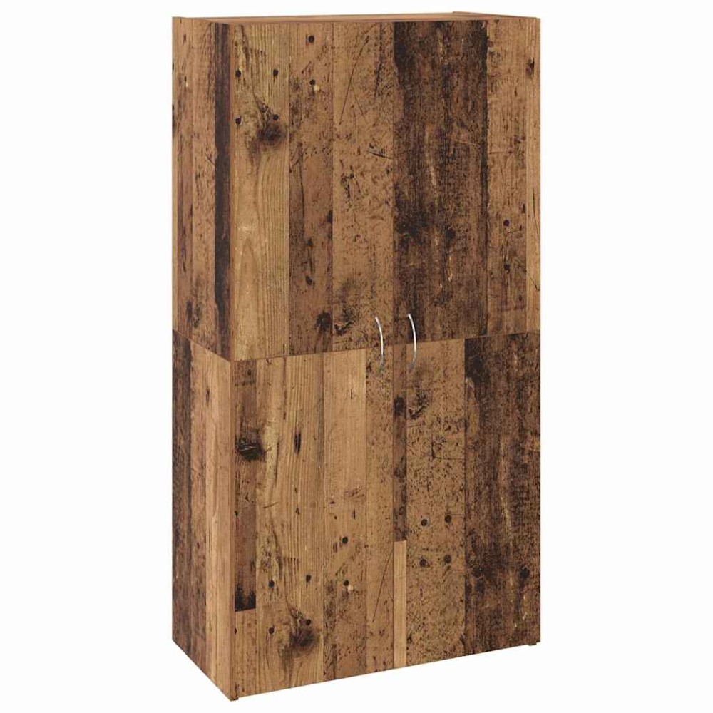 vidaXL Dulap de birou Lemn vechi 60 x 32 x 115 cm Lemn compozit