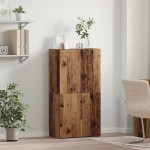 vidaXL Dulap de birou Lemn vechi 60 x 32 x 115 cm Lemn compozit vidaXL Dulap de birou Lemn vechi 60 x 32 x 115 cm Lemn compozit