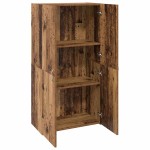vidaXL Dulap de birou Lemn vechi 60 x 32 x 115 cm Lemn compozit vidaXL Dulap de birou Lemn vechi 60 x 32 x 115 cm Lemn compozit