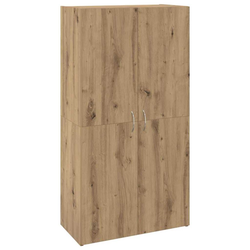 vidaXL Dulap de birou stejar artizanal 60 x 32 x 115 cm Lemn compozit