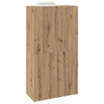 vidaXL Dulap de birou stejar artizanal 60 x 32 x 115 cm Lemn compozit vidaXL Dulap de birou stejar artizanal 60 x 32 x 115 cm Lemn compozit