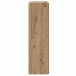vidaXL Dulap de birou stejar artizanal 60 x 32 x 115 cm Lemn compozit vidaXL Dulap de birou stejar artizanal 60 x 32 x 115 cm Lemn compozit
