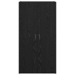 vidaXL Dulap de birou Stejar negru 60 x 32 x 115 cm Lemn compozit vidaXL Dulap de birou Stejar negru 60 x 32 x 115 cm Lemn compozit