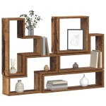 vidaXL Cubo de perete cu raft Lemn vechi 96 x 12 x 64 cm Lemn compozit vidaXL Cubo de perete cu raft Lemn vechi 96 x 12 x 64 cm Lemn compozit