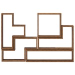 vidaXL Cubo de perete cu raft Lemn vechi 96 x 12 x 64 cm Lemn compozit vidaXL Cubo de perete cu raft Lemn vechi 96 x 12 x 64 cm Lemn compozit