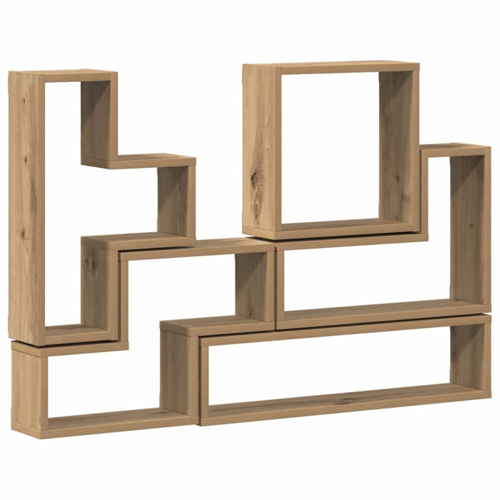 vidaXL Cubo de perete stejar artizanal 96 x 12 x 64 cm Lemn compozit