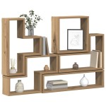 vidaXL Cubo de perete stejar artizanal 96 x 12 x 64 cm Lemn compozit