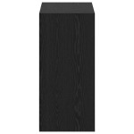 vidaXL Dulap cu raft Stejar negru 77 x 48 x 102 cm Lemn compozit