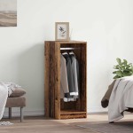 vidaXL Dulap cu raft cu depozitare Lemn vechi 41 x 48 x 102 cm Lemn compozit vidaXL Dulap cu raft cu depozitare Lemn vechi 41 x 48 x 102 cm Lemn compozit