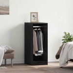 vidaXL Dulap cu raft cu depozitare Stejar negru 41 x 48 x 102 cm Lemn compozit vidaXL Dulap cu raft cu depozitare Stejar negru 41 x 48 x 102 cm Lemn compozit