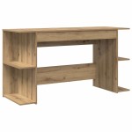 vidaXL Birou cu raft Altele stejar artizanal 140 x 50 x 75 cm Lemn compozit vidaXL Birou cu raft Altele stejar artizanal 140 x 50 x 75 cm Lemn compozit