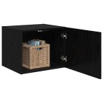 vidaXL Dulap de perete Stejar negru 50 x 42.5 x 40 cm Lemn compozit