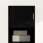 vidaXL Dulap de perete Stejar negru 50 x 42.5 x 40 cm Lemn compozit