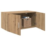 vidaXL Dulap de perete Pe perete stejar artizanal 80 x 42.5 x 40 cm
