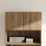 vidaXL Dulap de perete Pe perete stejar artizanal 80 x 42.5 x 40 cm