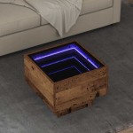 vidaXL Masă de cafea Lemn vechi 40 x 40 x 30 cm Lemn compozit