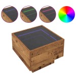 vidaXL Masă de cafea Lemn vechi 40 x 40 x 30 cm Lemn compozit