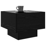 vidaXL Masă de cafea Stejar negru 40 x 40 x 30 cm Lemn compozit